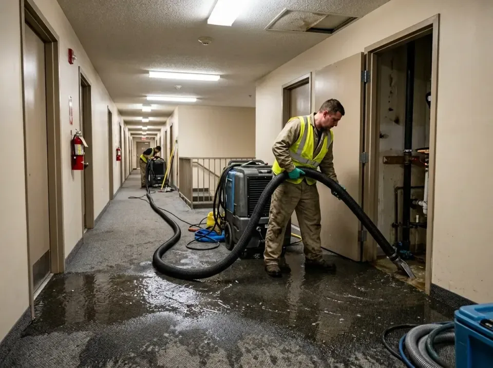 multi-unit-apartment-hallway-f-005 — frequently asked questions, Emergency Burst Pipe Water Extraction & Removal in Farragut…